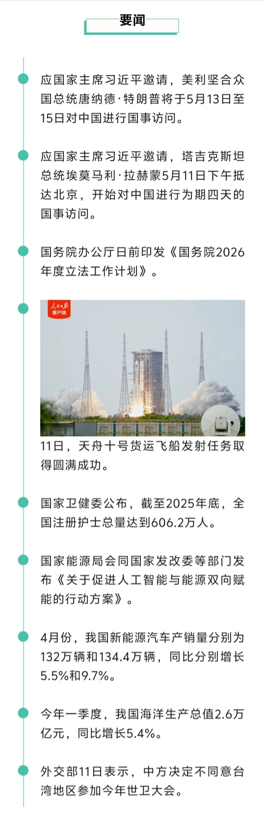 来了！新闻早班车20260512
